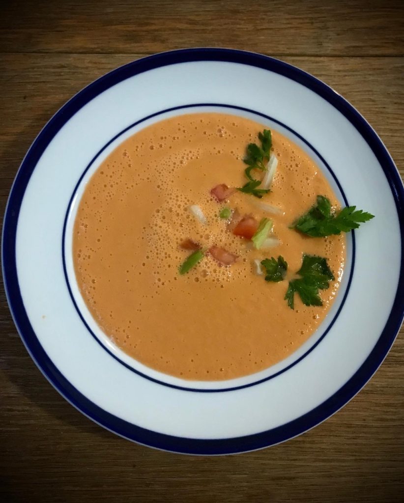 Ultimate Gazpacho Soup Presentation